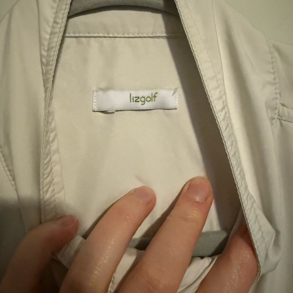 Lizgolf White Zip-Up Vest - Picture 2 of 8